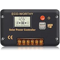 Amazon.co.jp: ECO-WORTHY ソーラーチャージコントローラ 30A 12V